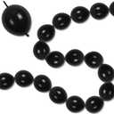 Black Linking Balloons, 100PCS 6 Inch Quick Link Balloons for Making Balloon Wall Heart Arch Chains, Tails Balloon for Wedding Birthday Baby Shower Engagement Graduation Halloween Party Decorations