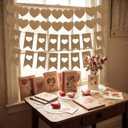 2 x 4 Pcs Vintage Valentine's Day Heart Garland Book Page Heart Garland Newspaper Bunting Strand String Banner for Valentine's Day Birthday Wedding Anniversary Engagement Nursery Party Decor