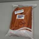 Mixhug Decorative Throw Pillow Covers, Velvet Cushion Covers, Solid Throw Pillow Cases for Couch and Bed Pillows, Burnt Orange, 20 x 20 Inches, Set of 2