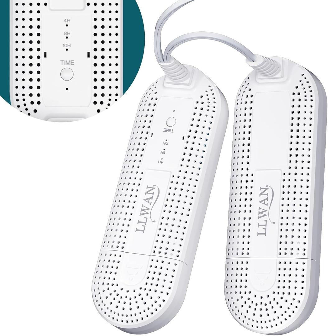 Electric Shoe Dryer, Ski Boots Dryer, Shoe & Boot Warmer for Sweaty Sneakers Trainer Shoes with 4/8/10 Hours Timer