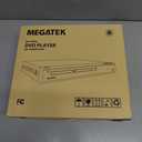 MEGATEK Region-Free HDMI DVD Player for TV, Compact CD/DVD Player for Smart TV, USB Port, Plays All Region DVDs & Multi Formats, Metal Housing, HDMI/RCA Cables & Remote Included