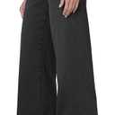 Joe's Jeans Women's The Lou Lou Low Rise Wide Leg Jeans, Black Cat, 26