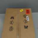 Ceiling Fans with Lights, 48 inch Low Profile Ceiling Fan with Light and Remote Control, Flush Mount RGB Dimmable Light, Noiseless, White Ceiling Fan for Bedroom Indoor/Outdoor Use