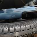 All Terrain Walker Wheelchair Combo,Rollator Walker with Seat for Seniors with Footrest,Transport-Wheelchair Combo,2 in 1 Rolling Walker Chair with Wide Backrest by Tulur (Blue)