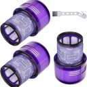 Vacuum Filters Replacement Parts Compatible with Dyson V11 Torque Drive V11 Animal V15 Detect Cordless Vacuum, Compare to Part 970013-02 (3 Pack)