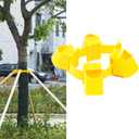 Adjustable Plastic Support Tree Straps, Garden Plants Windproof Anti-toppling Support Tree Stake Kit for 5.9"-10" Dia Young Tree Protection,Frame Fixer Cup (Suit for Tree Diameter: 5.9"-10")