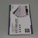 Ultra-Slim Bluetooth Keyboard with Touchpad, Wireless RGB Backlit, Portable Rechargeable Keyboard for iPad, Tablet, Laptop, Windows, Android, macOS Devices