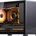 JONSBO D32 PRO Micro-ATX PC Case,High Compatibility Mini Desktop Case,A/B Mode for MB, Support MATX Back-Connect/BTF MB,365mm GPU/240AIO/163mm Air Cooler,ATX/SFX-L/SFX PSU, USB3.2 PC Gaming Case,Black