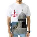 SAMERM Puerto Rico Shirt for Men Quick Dry Crop Top Printed Hispanic Heritage Month Boricua Rican Flag T-Shirt (M)