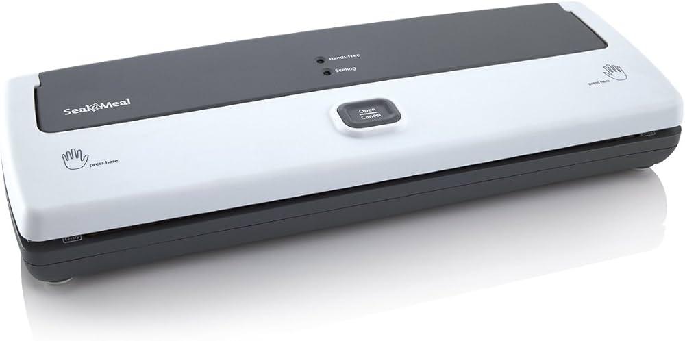 Seal-a-Meal Manual Vacuum Sealer with compact design, hands-free, seal indicator lights, FSSMSL0160-000