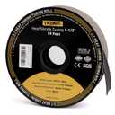 TKDMR 59 Ft 1-1/2" Heat Shrink Tubing - 3:1 Ratio Marine Grade Heat Shrink,Wire Cable Adhesive Lined Tube Insulation Seal Against Moisture Corrosion and Air Leakage.Black