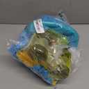 Sloosh Beach Sand Toys Set - Dump Truck Car Toy with Sand Molds for Toddlers Outdoor Play, Collapsible Foldable Buckets Mesh Bag Shovels Castle Animal Mold Sets, Kids Ages Sandbox Toys (Animals)