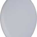 Toilet Seat, Slow Close, Soft Touch, Ultra-Smooth Matte Finish (No Orange-Peel Texture), Premium Moulded Wood, Quick Release, PIKLiDS (Gray, Elongated)