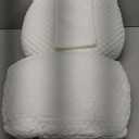 Pregnancy Pillow Cooling for Sleeping, Detachable and Adjustable Double-Sided Support Maternity Pillow Skin-Friendly for Pregnant Women Back, HIPS, Legs(30Slope Design Verified by Expectant Mothers) (White)