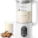 8 in 1 Automatic Nut Milk Maker, Almond Milk Maker,40oz （1200ML）Automatic Soy Milk Maker for Homemade Oat, Coconut, Soy, Plant Based Milks with Delay Start/Keep Warm/Boil Water（White）