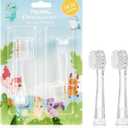 Papablic Replacement Toothbrush Heads - 2 Count, Compatible with Papablic BabyHandy & Toddler Sonic Electric Toothbrushes (18-36 Months)