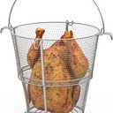 14101480 Turkey Fryer Big Easy Better Basket Replacment Parts for Char Broil Big Easy Oiless Turkey Fryer 6776791W06 17102065 6584315P06 Basket Part Accessories, Turkey Fryer Big Easy Better Basket