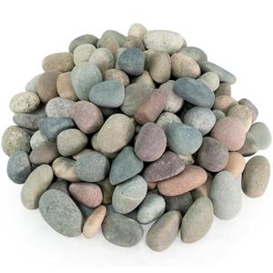 GreenVibe River Rocks, 5lbs Colorful Pebbles for Indoor Plants, 1-2 Inch Aquarium Rocks, Natural Stones for Landscaping Garden Paving Plant Rocks Crafting Walkways