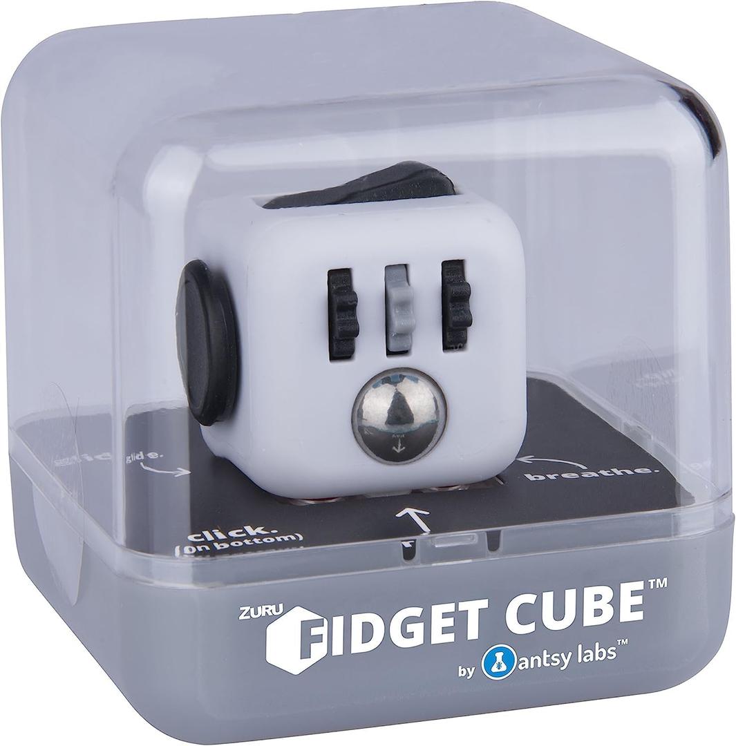 Antsy Labs The Original Fidget Cube, Stress Relief Desk Toy with 6 Sides, Gadget for Focus, Anxiety Relief, Sensory Processing Challenges, Fun Gift for Kids, Teens, and Adults, Pocket-Sized, Retro