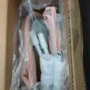 Electric Baby Swing for Infants to Toddler, Portable Swing Baby Rocker with 5 Point Harness, 5 Sway Speed, Bluetooth,12 Preset Lullabies with Remote Control, Infant Swing for Baby Boys & Girls, Pink