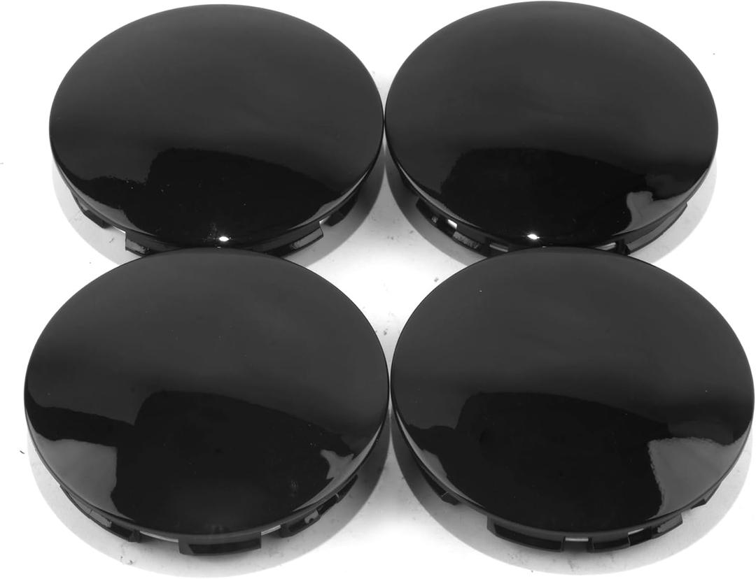 RTrhinotuning 4 PCS 76.2 mm Wheel Center Caps Compatible with 2002-2014 F150 2007-2015 Expedition 2L34-1130, OD: 3 in / 76.2 mm ID: 2.57 in / 65.2 mm Black Hub Caps