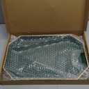 Green Decorative Tray with Handles, Versatile Serving Tray for Coffee Table, Ottoman, Ideal for Serving, Displaying, Organizing, 15.7"*10.2"*1.57"