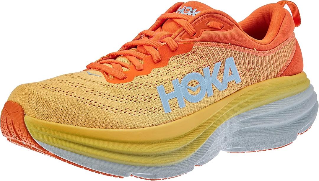 Hoka ONE ONE Women's Walking Running Shoe (12, Puffin S Bill Amber Yellow)