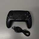 MYSTILUCK Wireless Pro Controller for Switch/Switch 2/Lite/OLED/PC, Gamepad with 7 Color-Changing RGB Lighting/Dual Vibration/6-Axis Gyroscope/Turbo, Ergonomically Designed Precise Joystick