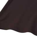 Women's Long Sleeve Slim Fit Turtleneck Basic Layering T-Shirt (Coffee)