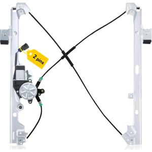 741-644 Left Front Window Regulator Driver Side 2000-2006 Chevy Silverado 1500 2500 3500 Tahoe Avalanche Suburban, GMC Sierra Yukon Escalade EXT ESV Driver Side Power Window Regulator & Motor Assembly