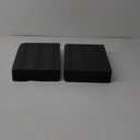 Hoolerry 2 Pcs Customizable Polyethylene Foam Packing Inserts for Cases Thick Polyethylene Foam Sheet for Packaging and Crafts (12" X 10" X 3.125",Black)