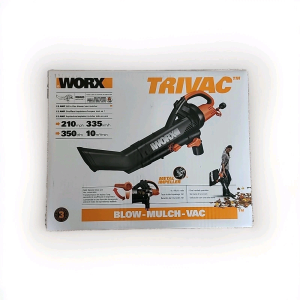 WORX Trivac WG505 Black/Orange 3-in-1 Leaf Vacuum Blower