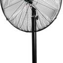 Tornado 30 Inch 8850 CFM Pedestal Fan, 3 Aluminum Blade Stationary, Commercial Industrial Use, Oscillating, High Velocity, UL Safety Listed