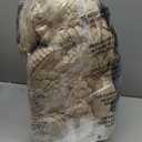 COZY KISS Dog Stairs for High Bed 22.6" H, Small Dog Step for Puppy, Older or Cat, Curved Ramp for Car, Ladder with High Density Foam, Lightweight, Durable, 5 Step, 15.7x33x22.6 inch, Light Brown