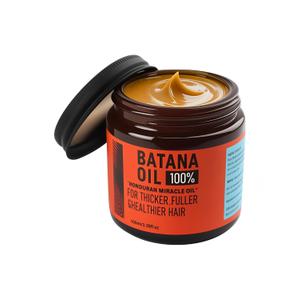 Batana Oil for Hair Growth, 100% Raw & Organic Dr. Sebi Hair Growth Oil from Honduras, Unrefined Cold-Pressed Formula for Thicker, Stronger Hair, Batana Hair Mask for Men & Women,3.38Fl Oz(Pack of 1)