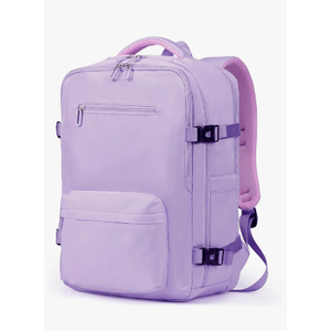 SHRRADOO Travel Laptops Backpack for Women Men, Casual Work Bag 17inch High School College Backpack Airline Approved Backpack for Hiking Business (Light Purple)