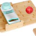 One-Handed Adaptive Cutting Board:One Handed Cutting Board with Bread Holder Food Prep Tools for Right or Left Handed Use Easy Operations