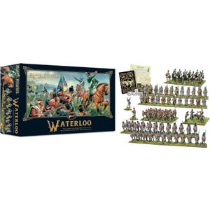 Warlord Games Wargames Delivered Black Powder Waterloo Second Edition Game - Role Playing Strategy Board Game for Adults, Tabletop 19th Century Wargaming - Tabletop Military History RPG w/Terrain