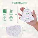 Christmas Tree Shaped Coasters Set of 4, Heavy Duty Marble Drink Coasters for Coffee TableWhite Stone Round Cup Coasters, Unique Christma Home Bar Essentials&Decor