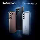 iFace Reflection Case [ Compatible with Galaxy S22 Plus ]  Cute Dual Layer [TPU + 9H Tempered Glass] Hybrid Shockproof Samsung Protective Cover [Drop Tested] [Wireless Charging Compatible] - Gray