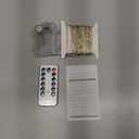 Minetom Fairy Lights Battery Operated with Remote, 33Ft 100 LED Waterproof String Lights Indoor Outdoor, Starry Twinkle Light for Christmas Home Bedroom Wedding DIY Centerpiece Decor, Warm Light