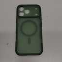 TOCOL for iPhone 17 Pro Max Case, Compatible with Magsafe, Full Camera Protection, Built-in Magnetic Ring, Translucent Matte Phone Case for 17 ProMax 6.9 inch (Alpine Green)