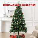 Christmas Ball Hanging decorations2.36 inch, 32 Pieces of shatterproof Christmas Tree Decoration Balls Set, Suitable for Party Floral Christmas Tree Decoration (2.36 inches 32 Balls)