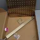 HoliSpa Gold Shower System, Shower Faucet Set with 10-Inch Rain Showerhead and Handheld Spray, Wall Mounted High-Pressure Showerhead Combo Set Included Valve and Trim, Brushed Gold