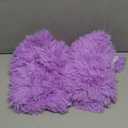 MorroMorn Decorative Pillows Covers, 2 Packs Faux Fur Pillow Cases Standard Size, Luxury Shaggy Throw Pillowcase Cushion Shams with Zipper Room Decor for Couch Sofa Bed Soft (Lavender, Standard)