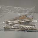 Lootkell Warm Gold Curtain Rods for Windows 72 to 144 Adjustable Length Heavy Duty 1" Diameter Brass Bronze Long Window Curtain Rod with Solid Metal Finials for Outdoor Farmhouse Bedroom Living Room