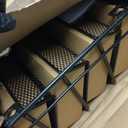 SpaceAid Spice Rack Organizer with 28 Spice Jars, 386 Spice Labels, Chalk Marker and Funnel Set for Cabinet, Countertop, Pantry, Cupboard or Door & Wall Mount - 28 Jars, 13.4" W  10.8" H, Black