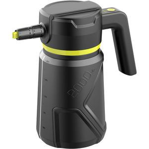 Sylvonette Electric Foam Sprayer with USB Charge, 2L Car Wash Spray Pump Sprayer for Home, Watering Garden Plants and Car Beauty and Cleaning (Yellow)