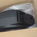 Retractable Garden Hose Reel 1/2 in x 100 ft, Heavy Duty Wall Mounted Hose Reel with 10- Function Sprayer Nozzle, Any Length Lock/Automatic Slow Return System/180Swivel Bracket/UV Resistant (Black)