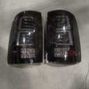 Winjet LED TailLights Assembly for 2009-2018 Dodge RAM 1500 2500 3500 2019-2024 Ram 1500 Classic Body Truck C-Type LED Tube DRL Sequential Turn Signal Replacement Tail Light Lamp Pair